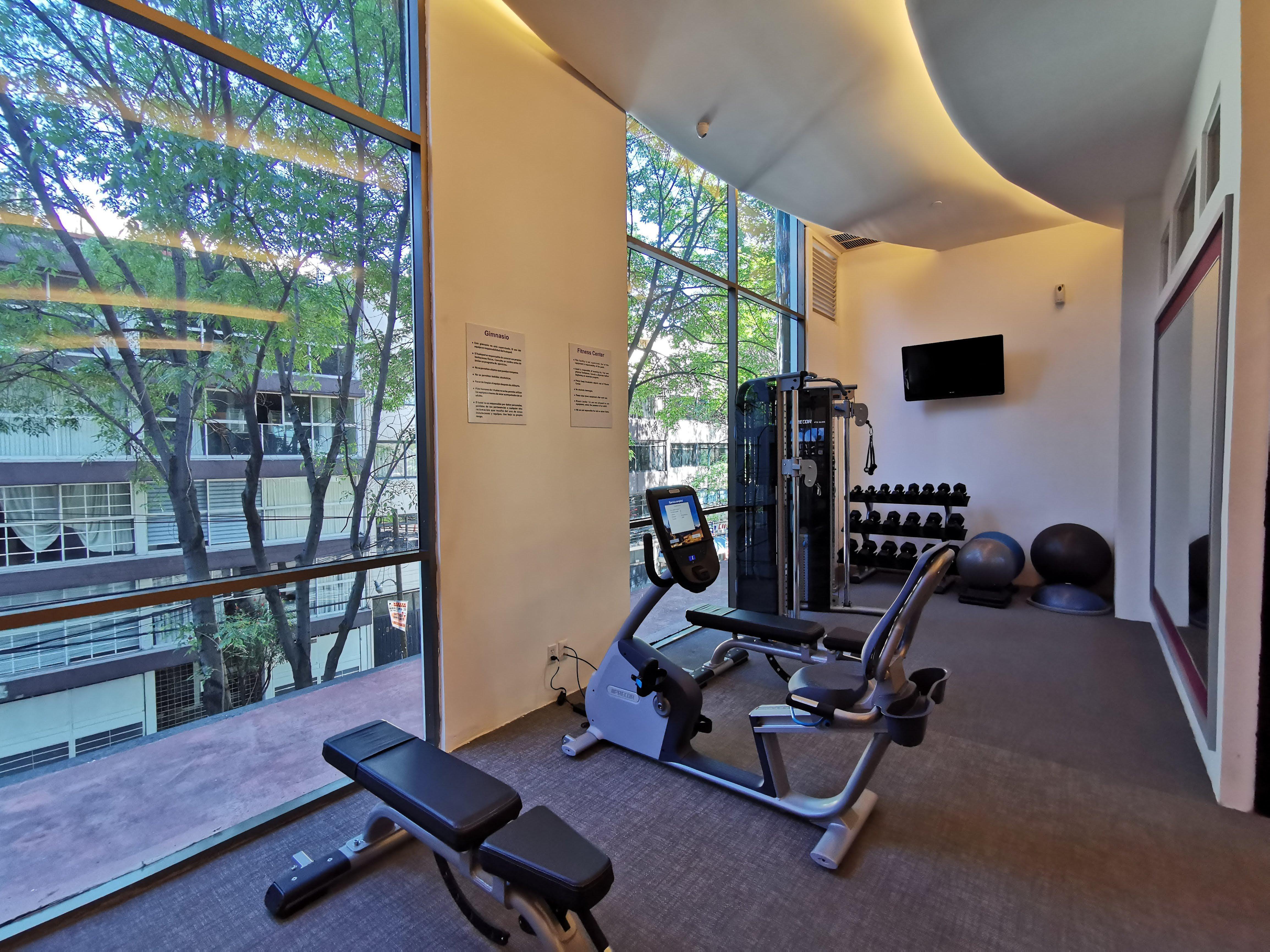 Belair Unique Mexico City Wtc, Trademark By Wyndham Dış mekan fotoğraf The gym at the hotel